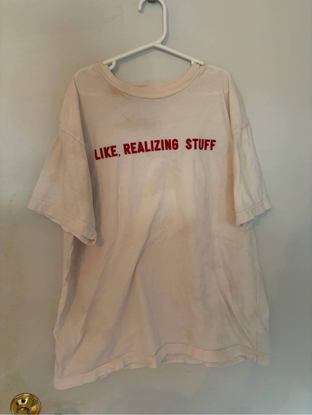 Women’s Kylie Jenner “Like, Realizing Stuff” Graphic T-Shirt size medium